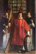 unknow artist San Vicente de Zaragoza in jail. Anonymous author, oil painting on canvas